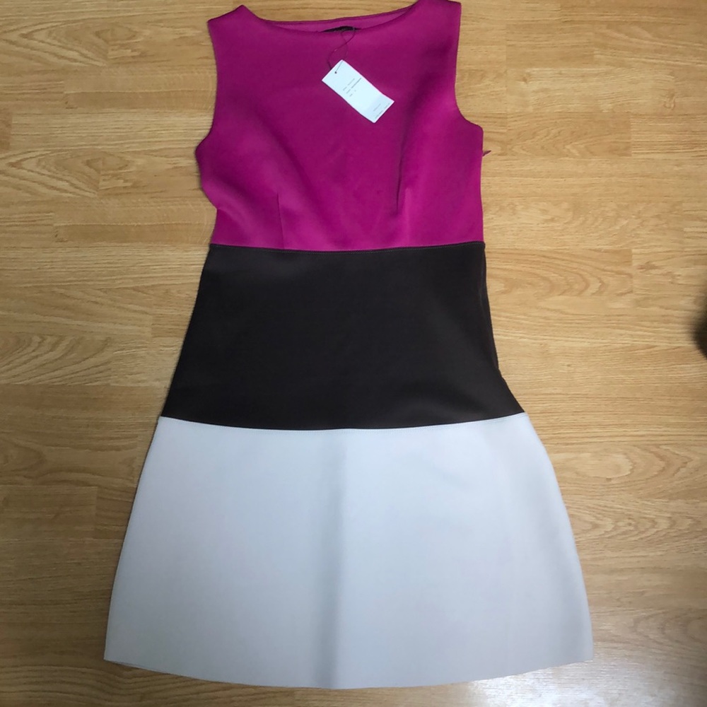 NWT BCBGMAXAZRIA Colorblock Dress Sz. S